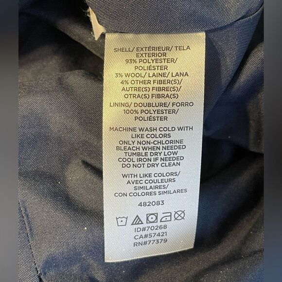 Ann Taylor Grosgrain Ribbon Waist Tweed Metallic Skirt 4 - Picture 7 of 7